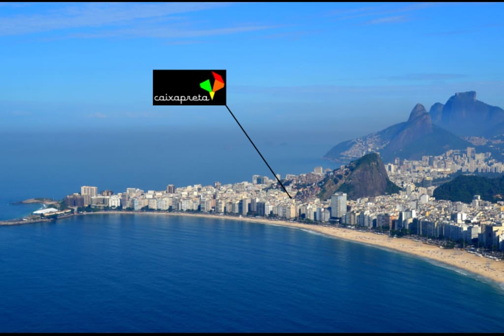 Our location, in the heart of Rio / estamos no coração da Zona Sul do Rio, entre Copacabana e Ipanema