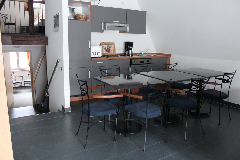 Küche mit Eßbereich
Appartment 2