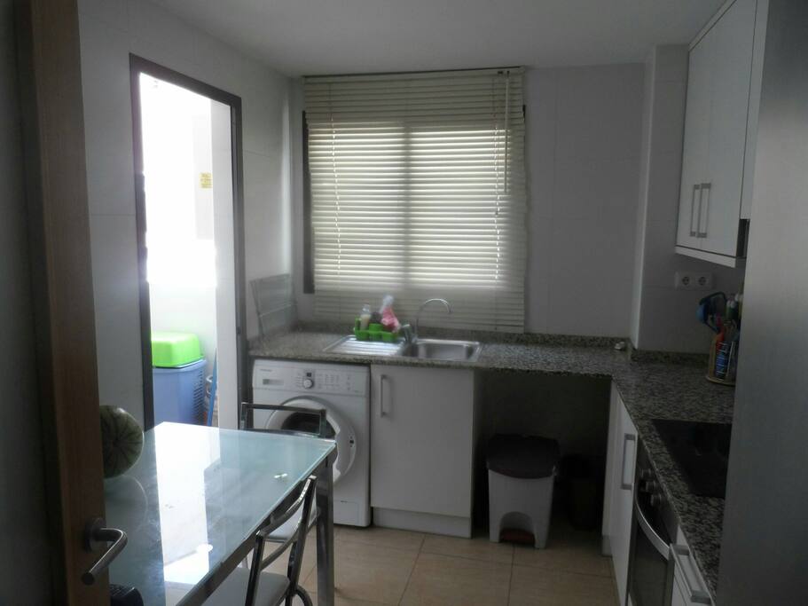 Cocina y galería
