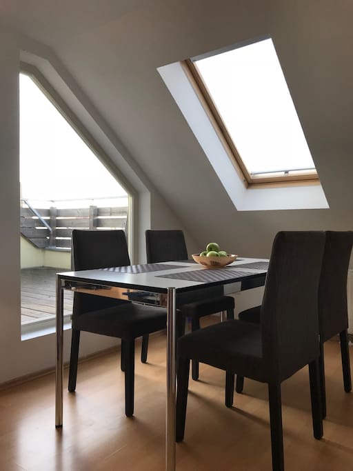 Esszimmer mit Aussicht