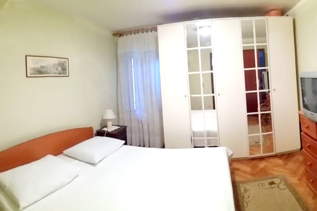 Main double bed room on the first floor.