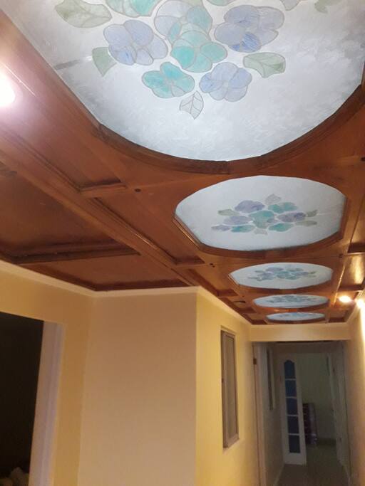 pasadizo hacia las habitaciones