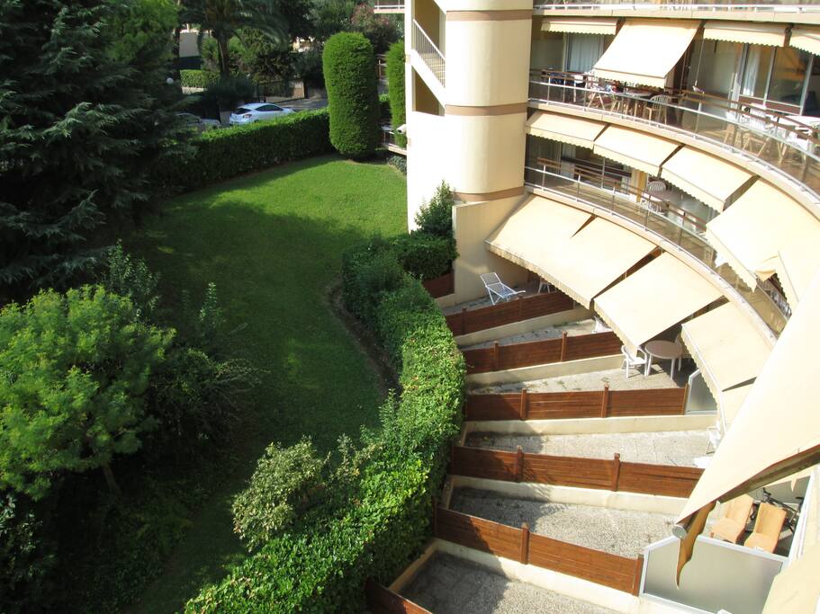 il giardino dall'alto