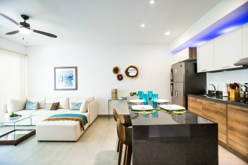 Open concept living space