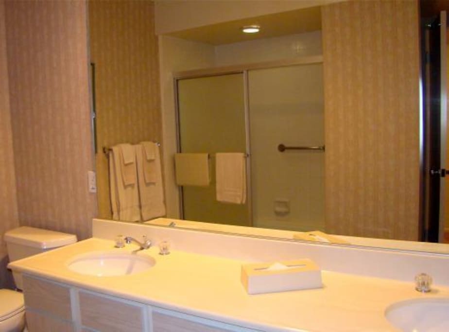 Large bathrooms