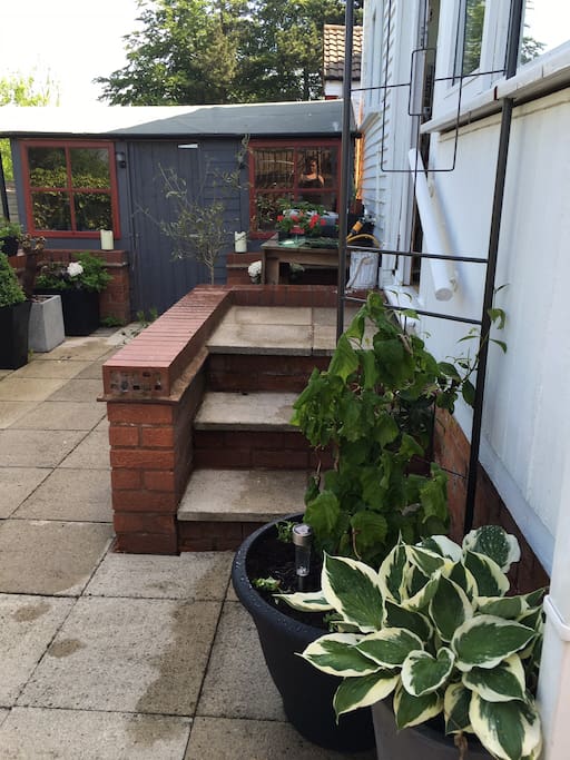 Enclosed back garden