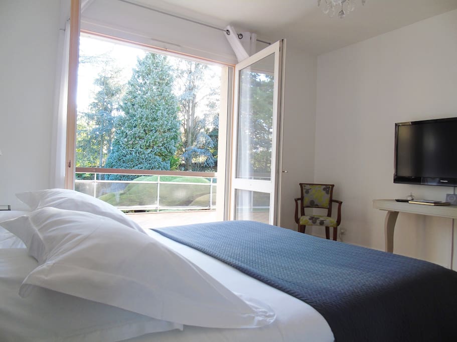 Vue depuis le lit de la Suite