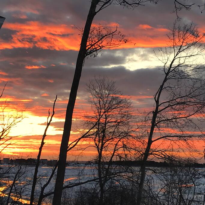 View from condo over Ogunquit Estuary
