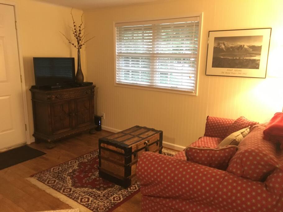 Warm and inviting living area