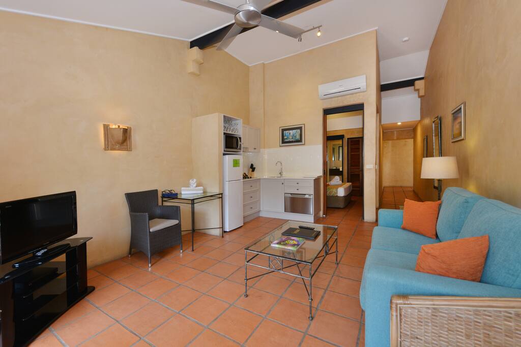 Living, Dining and Kitchen