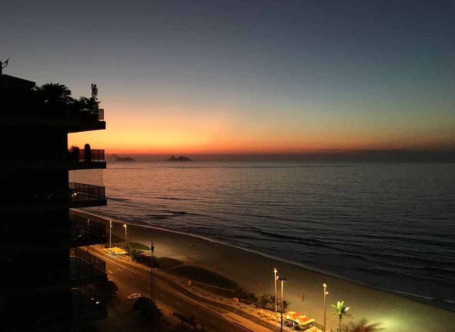 Varanda nascer do sol