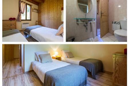 Chalet Damo - Le Jardin Twin ensuite B&B