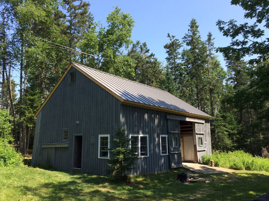 Our two hundred year old timber frame barn