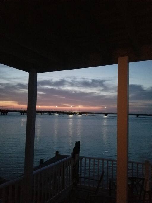 breathtaking sunsets on the back deck