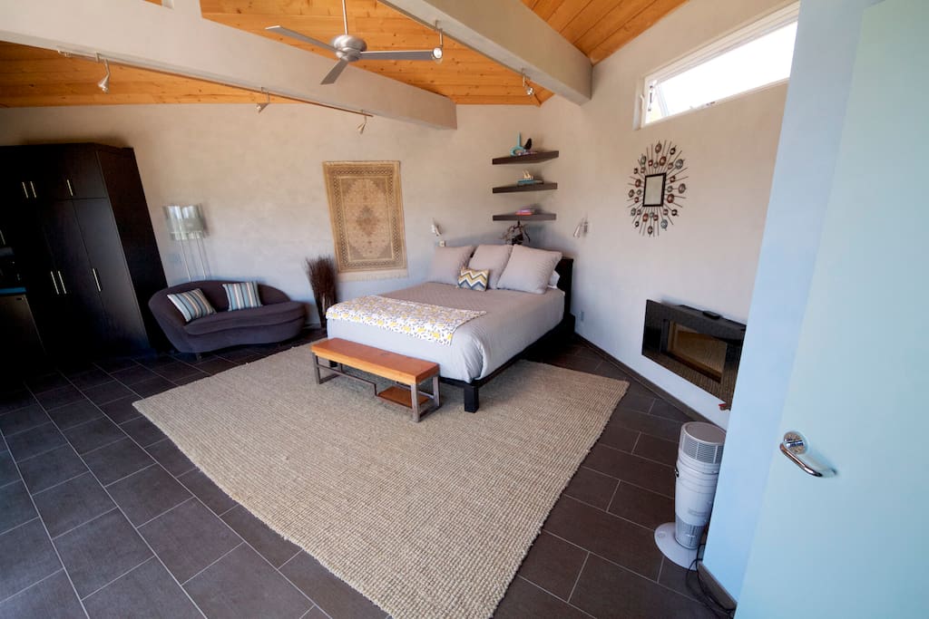 425 square foot guest house.