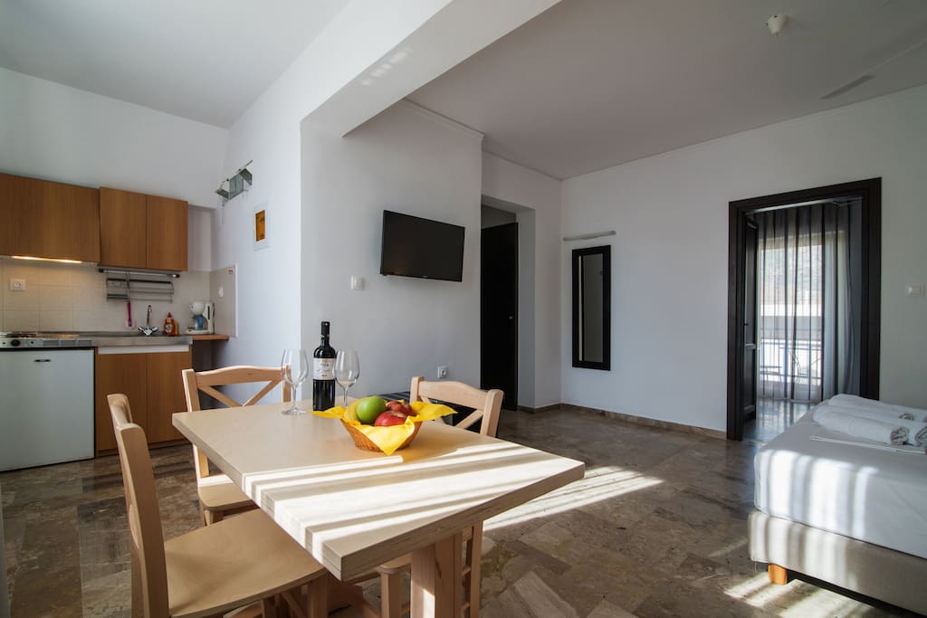 Living Room & Kitchenette
