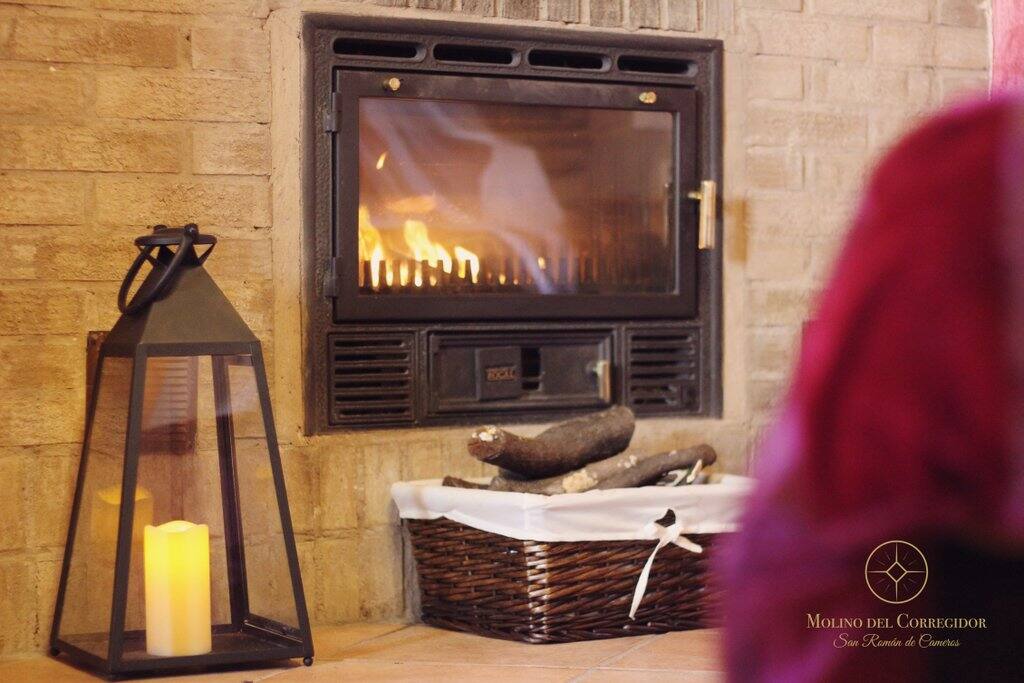 Detalle de la chimenea