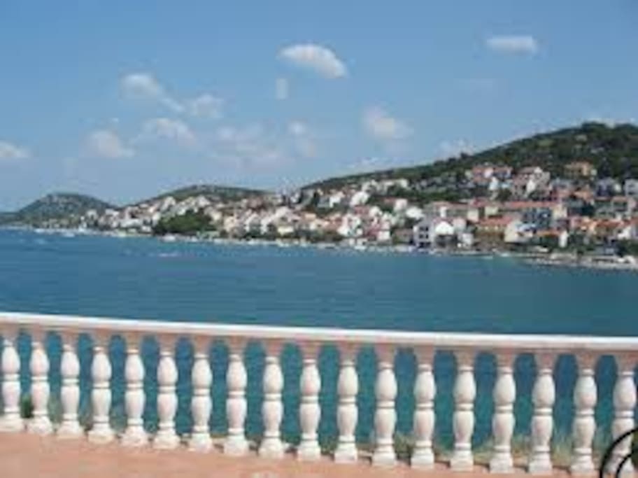 View from one of our 3 large terraces