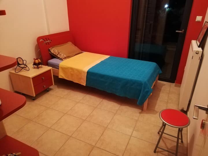 Dormitorio rojo