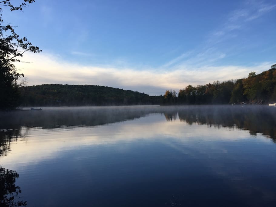 View of the lake from dock #1