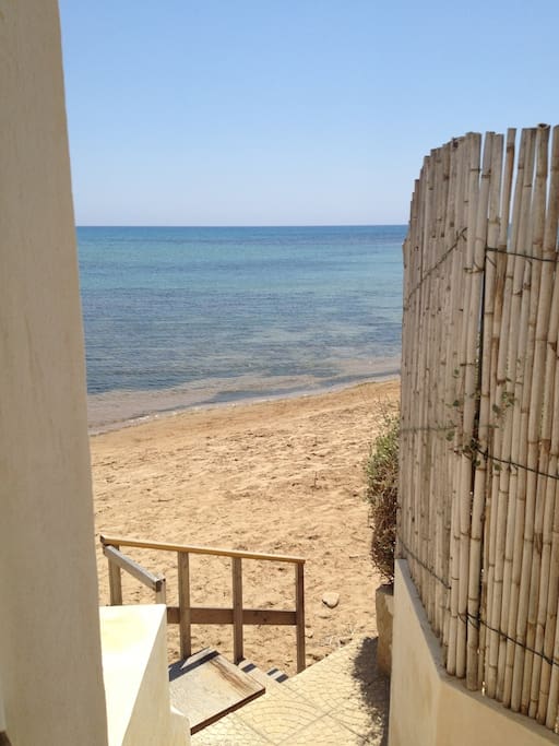 discesa a mare direttamente da casa