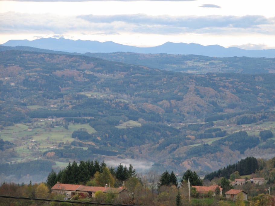 A perte de vue sur le Puy de Sancy !