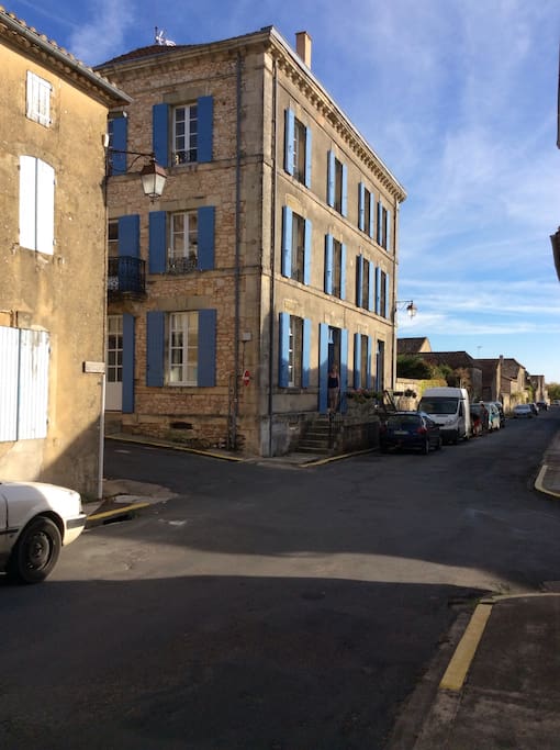 La Maison Anglaise- Street view of this elegant 19th century building