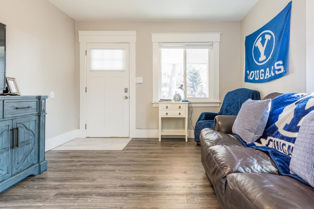 Welcome to the BYU Bungalow. Where you can feel like a Cougar in your home away from home.