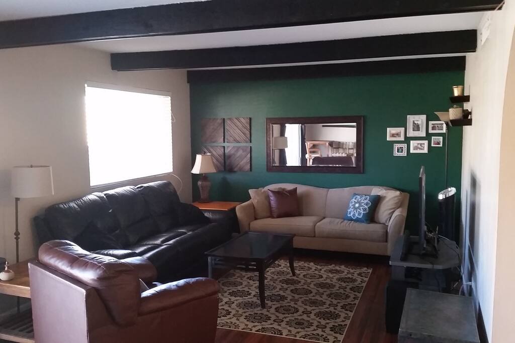 Living room with plenty of seating