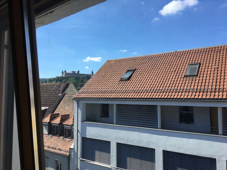 Ausblick von der Wohnung