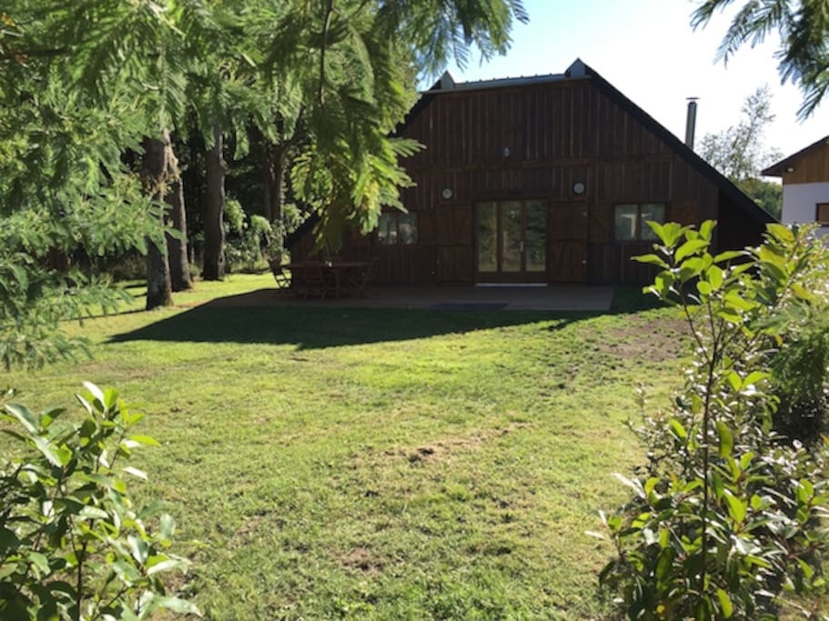 le jardin et la terrasse