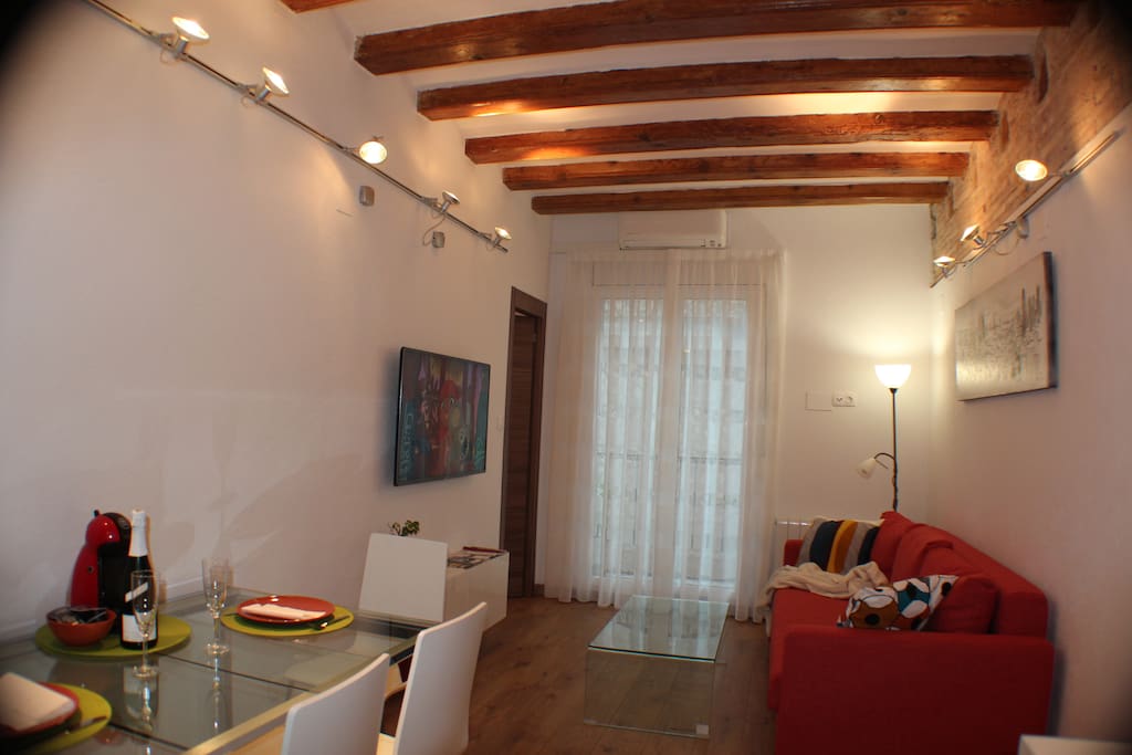 High ceiling apartment