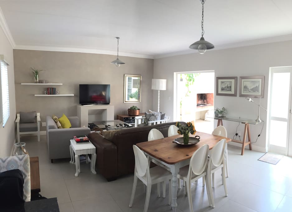 Downstairs living space
