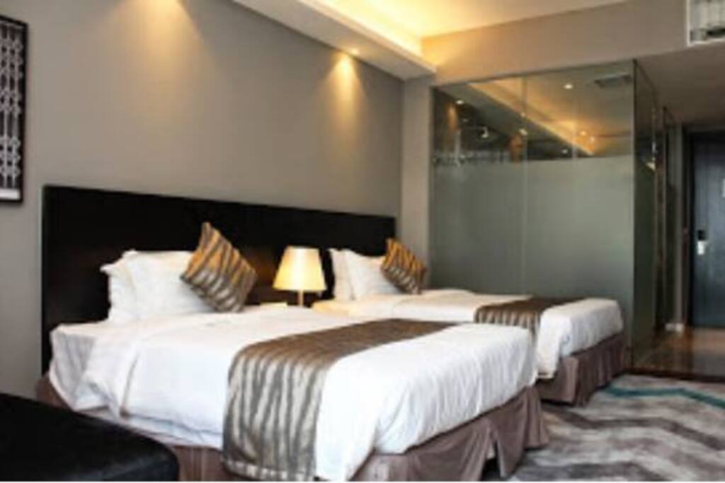Hotel Room Twin Bed