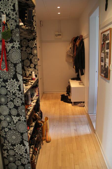 The corridor where you enter the apartment