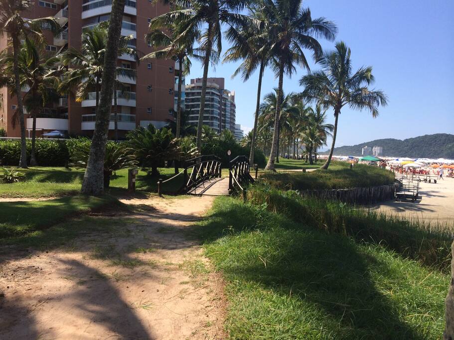 uma das áreas de acesso à praia (módulo 6)