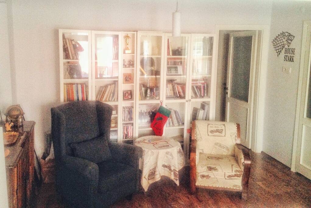 Reading seats in the living room