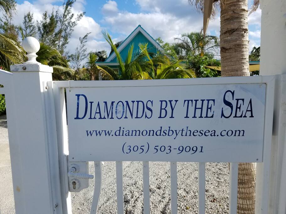 Gated Entrance to Diamonds