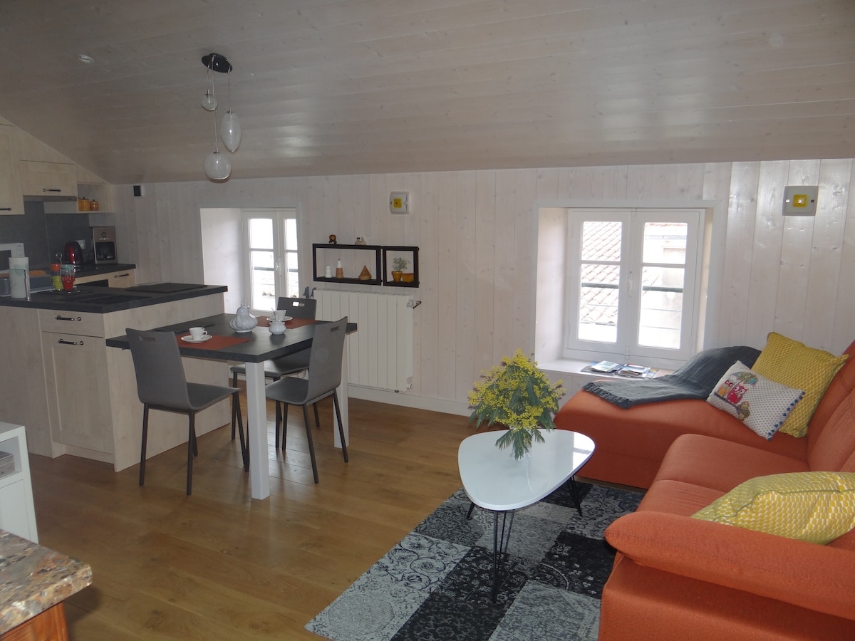 Top Airbnb: Le Chai d 'Hastrel, Jardin&piscine, village center a Rivedoux Plage