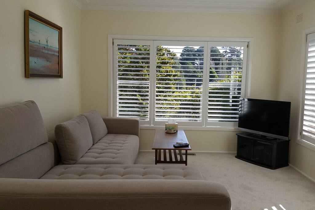 Front view from lounge