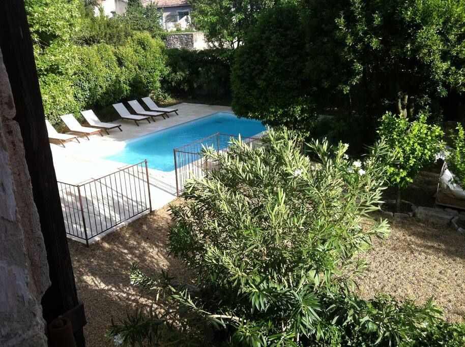 Vue piscine