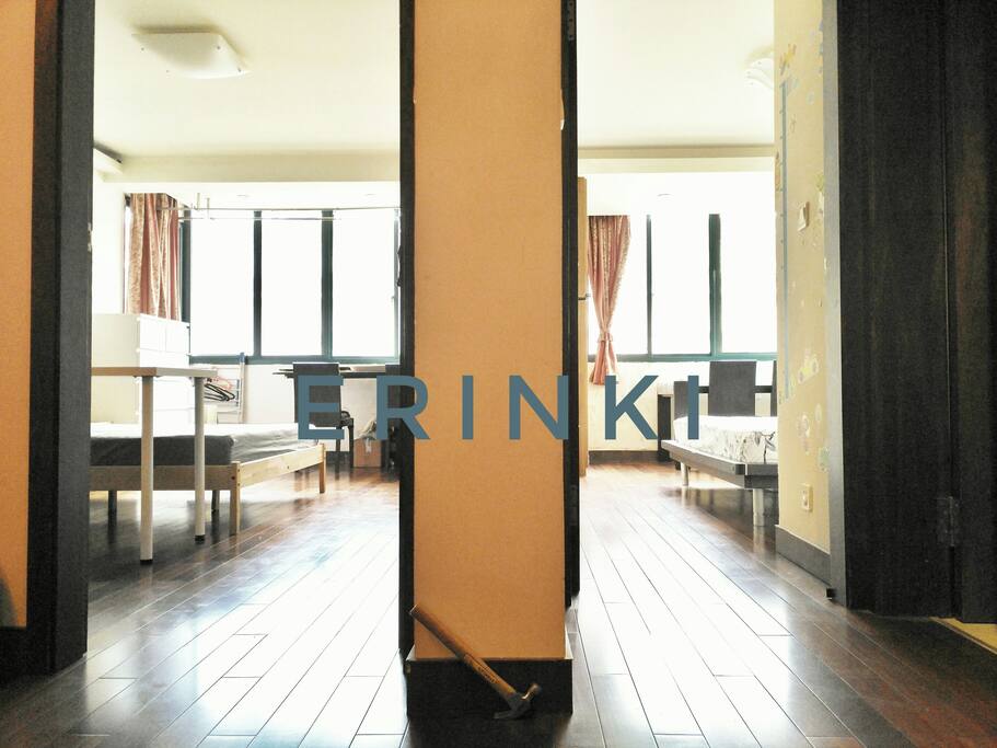 双双向南大蘑菇 see 2bedroom from livingroom
