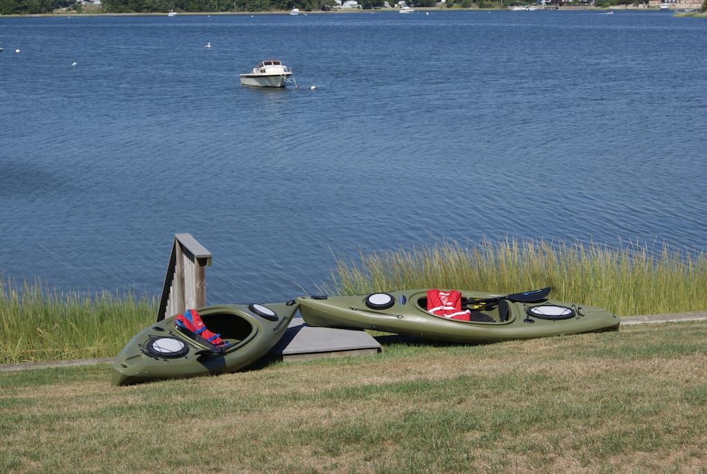 Kayaks, life preservers, and inflatable available May 2017. Age and weight restrictions.