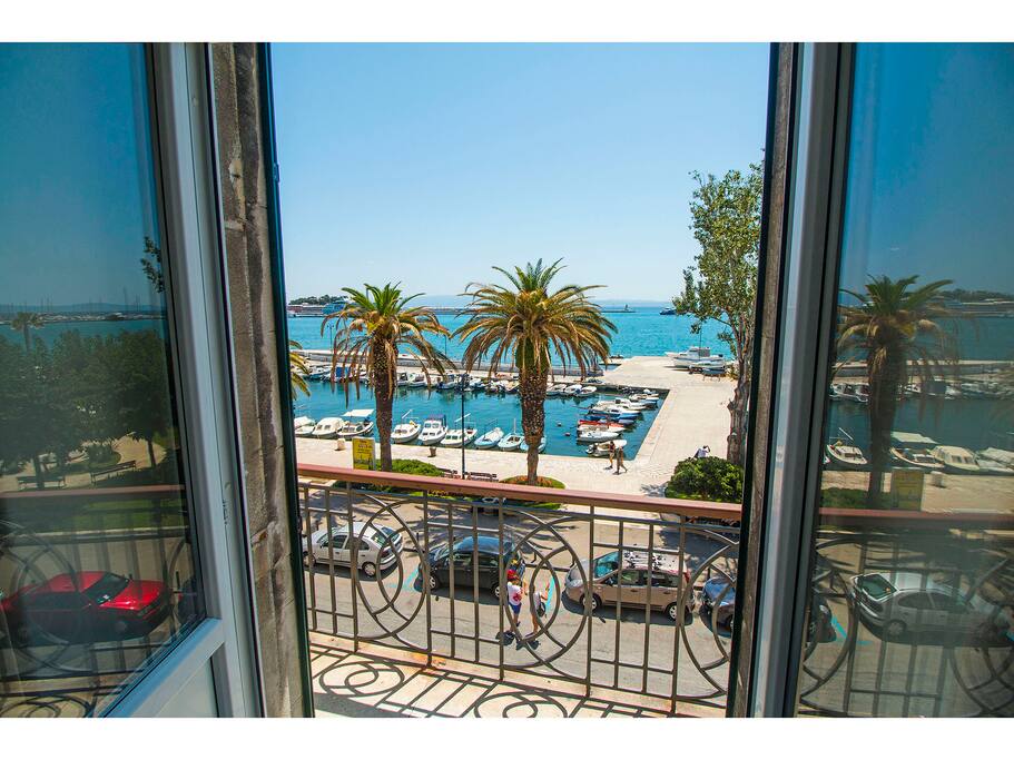 View from first balcony
