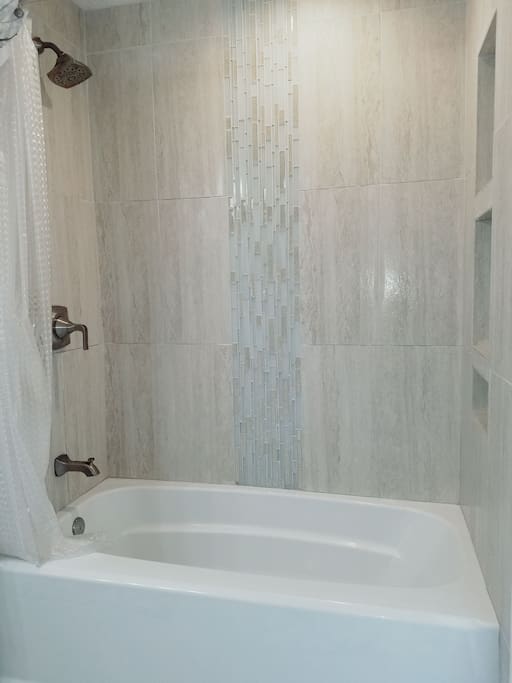 Hallway bathroom Shower