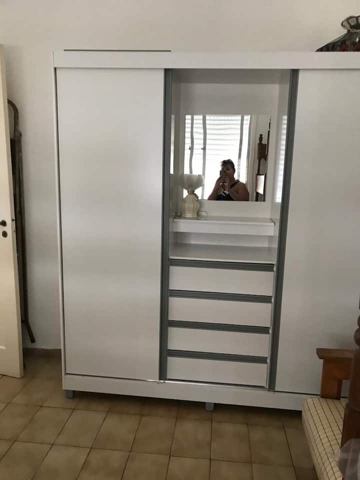 mirrored wardrobe