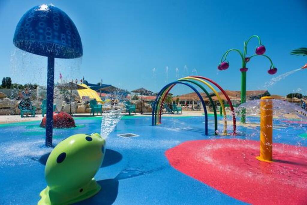La splash zone pour le régal des enfants