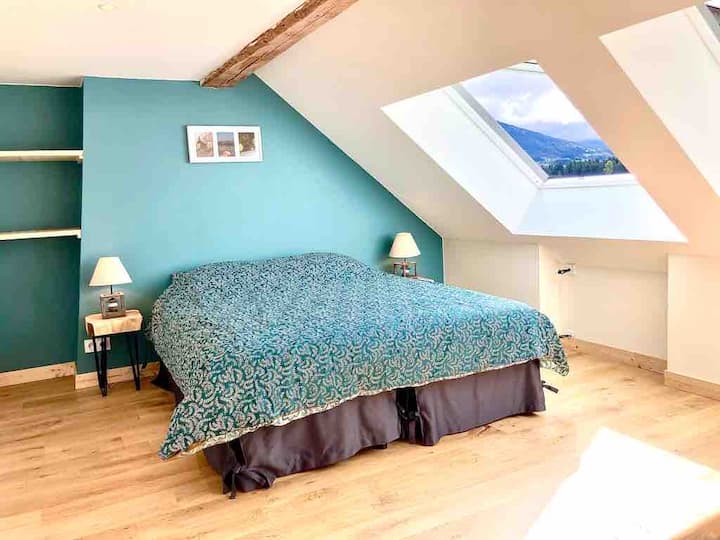 Chambre 4 couchages (dont un lit gigogne), Sud