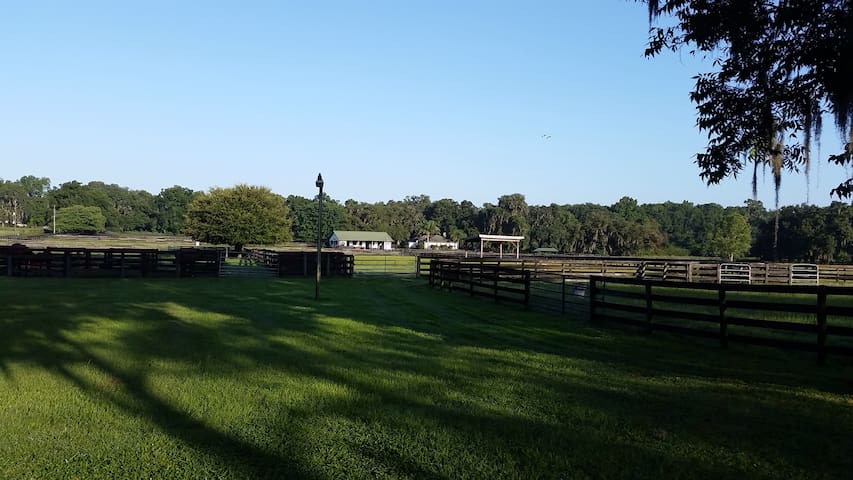 Country cottage on race horse farm