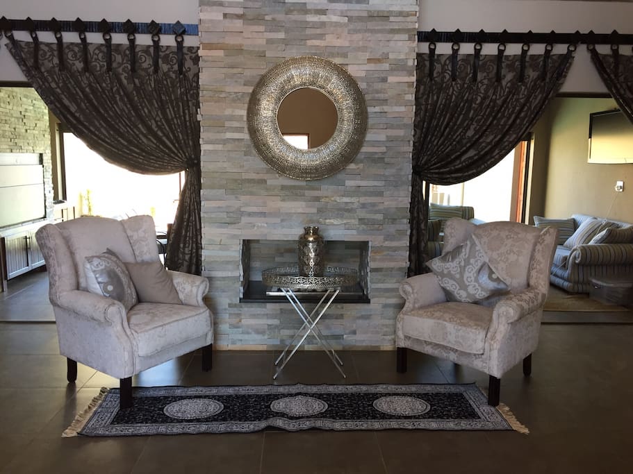 Entrance leading onto the patio and pool area
